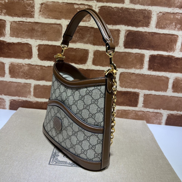 (image for) GUCCI Large shoulder bag with Interlocking G