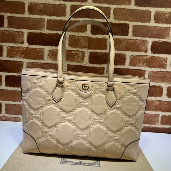 (image for) GUCCI GG matelassé leather medium tote