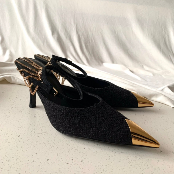 YSL CHAIN PUMPS (image for) YSL CHAIN PUMPS
