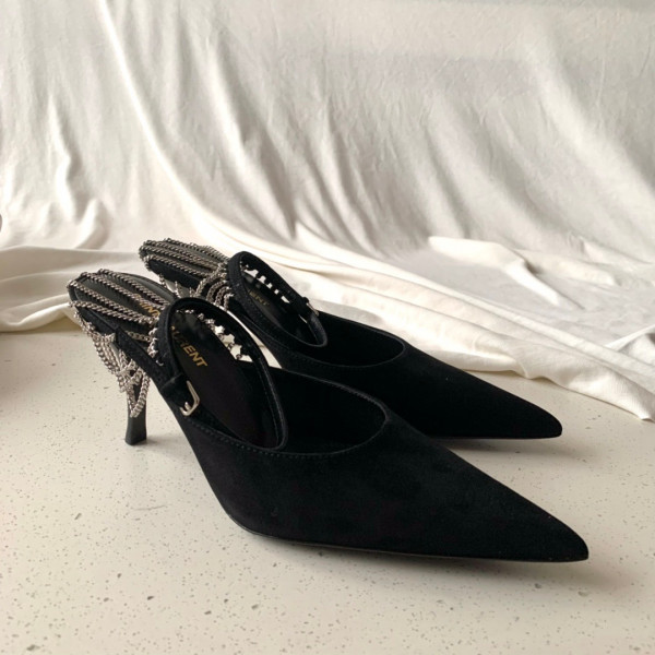 YSL CHAIN PUMPS (image for) YSL CHAIN PUMPS