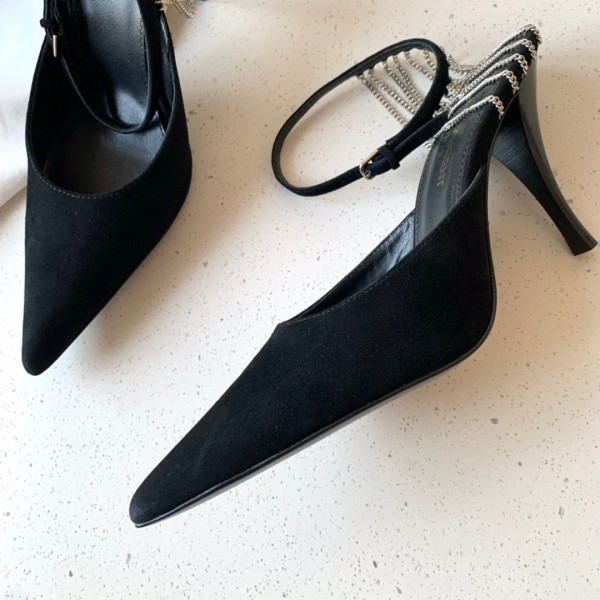 YSL CHAIN PUMPS (image for) YSL CHAIN PUMPS