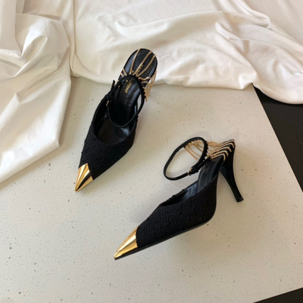 YSL CHAIN PUMPS (image for) YSL CHAIN PUMPS