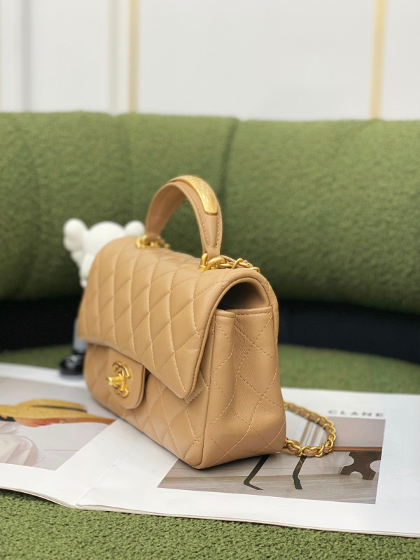 CL MINI FLAP BAG WITH TOP HANDLE [AS2431-23] CELINE CHANEL ACCESSORIES LOEWE SHOES LOUIS VUITTON DIRO YSL OTHER BRAND HANDBAGS BALENCIAGA BOTTEGA VENETA GOYARD HERMES BURBERRY VALENTINO GUCCI FENDI MIUMIU CHLOE PRADA BVLGARI SUITCASE NEW ARRIVAL 