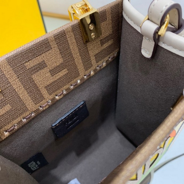 FENDI MINI SUNSHINE SHOPPER-13-18-6.5cm [Fendi557] CELINE CHANEL ACCESSORIES LOEWE SHOES LOUIS VUITTON DIRO YSL OTHER BRAND HANDBAGS BALENCIAGA BOTTEGA VENETA GOYARD HERMES BURBERRY VALENTINO GUCCI FENDI MIUMIU CHLOE PRADA BVLGARI SUITCASE NEW ARRIVAL 