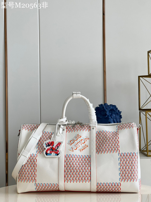 LOUIS VUITTON KEEPALL 50B [M20563] CELINE CHANEL ACCESSORIES LOEWE SHOES LOUIS VUITTON DIRO YSL OTHER BRAND HANDBAGS BALENCIAGA BOTTEGA VENETA GOYARD HERMES BURBERRY VALENTINO GUCCI FENDI MIUMIU CHLOE PRADA BVLGARI SUITCASE NEW ARRIVAL 