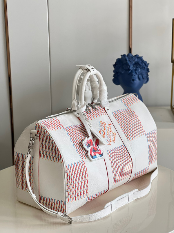 LOUIS VUITTON KEEPALL 50B [M20563] CELINE CHANEL ACCESSORIES LOEWE SHOES LOUIS VUITTON DIRO YSL OTHER BRAND HANDBAGS BALENCIAGA BOTTEGA VENETA GOYARD HERMES BURBERRY VALENTINO GUCCI FENDI MIUMIU CHLOE PRADA BVLGARI SUITCASE NEW ARRIVAL 