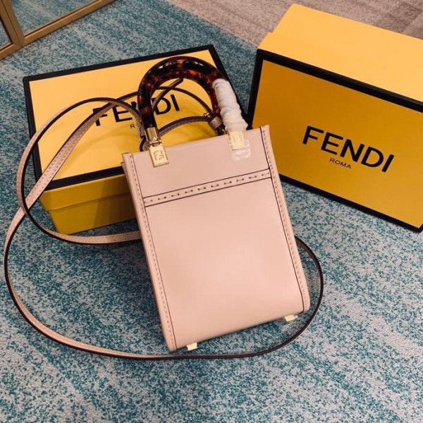 FENDI MINI SUNSHINE SHOPPER-13-18-6.5cm (image for) FENDI MINI SUNSHINE SHOPPER-13-18-6.5cm