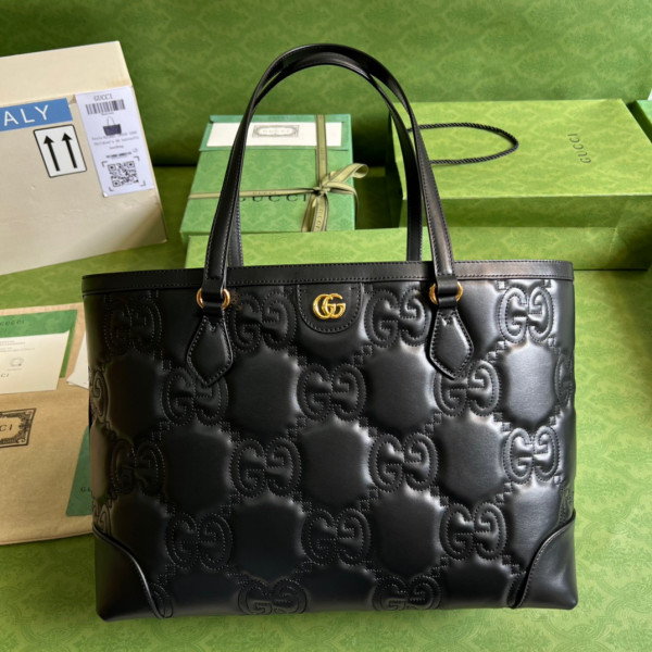 GUCCI GG matelassé leather medium tote [631685-14] CELINE CHANEL ACCESSORIES LOEWE SHOES LOUIS VUITTON DIRO YSL OTHER BRAND HANDBAGS BALENCIAGA BOTTEGA VENETA GOYARD HERMES BURBERRY VALENTINO GUCCI FENDI MIUMIU CHLOE PRADA BVLGARI SUITCASE NEW ARRIVAL 