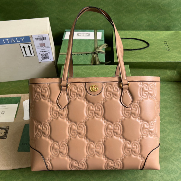 GUCCI GG matelassé leather medium tote [631685-13] CELINE CHANEL ACCESSORIES LOEWE SHOES LOUIS VUITTON DIRO YSL OTHER BRAND HANDBAGS BALENCIAGA BOTTEGA VENETA GOYARD HERMES BURBERRY VALENTINO GUCCI FENDI MIUMIU CHLOE PRADA BVLGARI SUITCASE NEW ARRIVAL 