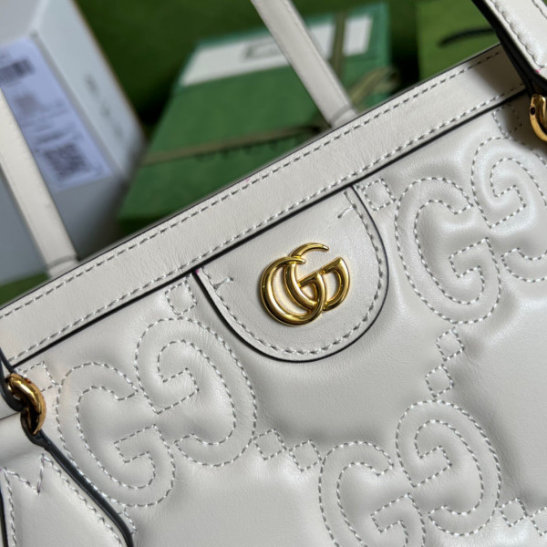 GUCCI GG matelassé leather medium tote [631685-12] CELINE CHANEL ACCESSORIES LOEWE SHOES LOUIS VUITTON DIRO YSL OTHER BRAND HANDBAGS BALENCIAGA BOTTEGA VENETA GOYARD HERMES BURBERRY VALENTINO GUCCI FENDI MIUMIU CHLOE PRADA BVLGARI SUITCASE NEW ARRIVAL 