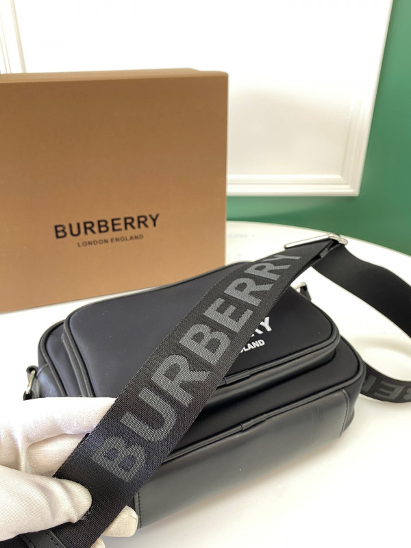 (image for) BURBERRY Logo Print Nylon Crossbody Bag
