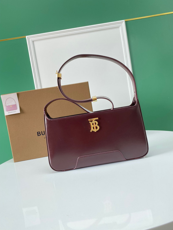 BURBERRY Leather TB Shoulder Bag (image for) BURBERRY Leather TB Shoulder Bag