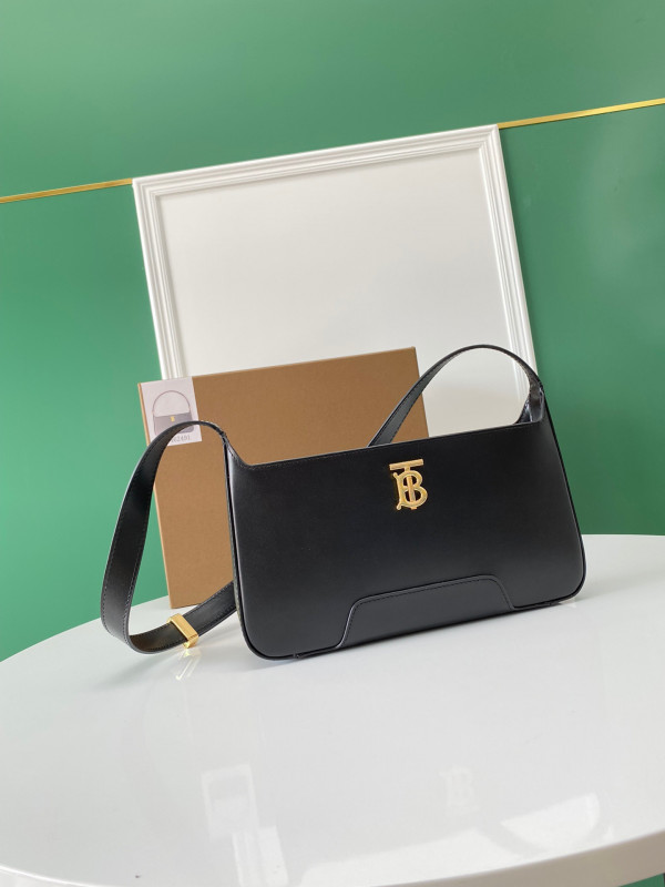 BURBERRY Leather TB Shoulder Bag (image for) BURBERRY Leather TB Shoulder Bag