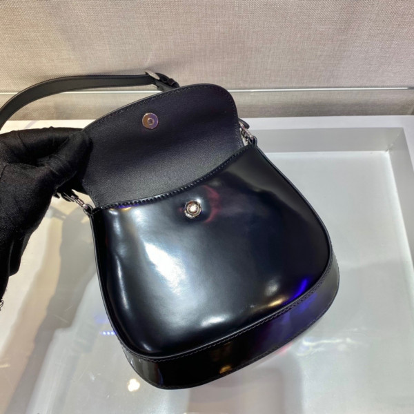 Prada Cleo mini bag [1BH188-1] CELINE CHANEL ACCESSORIES LOEWE SHOES LOUIS VUITTON DIRO YSL OTHER BRAND HANDBAGS BALENCIAGA BOTTEGA VENETA GOYARD HERMES BURBERRY VALENTINO GUCCI FENDI MIUMIU CHLOE PRADA BVLGARI SUITCASE NEW ARRIVAL 