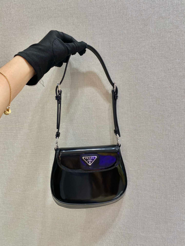 Prada Cleo mini bag [1BH188-1] CELINE CHANEL ACCESSORIES LOEWE SHOES LOUIS VUITTON DIRO YSL OTHER BRAND HANDBAGS BALENCIAGA BOTTEGA VENETA GOYARD HERMES BURBERRY VALENTINO GUCCI FENDI MIUMIU CHLOE PRADA BVLGARI SUITCASE NEW ARRIVAL 