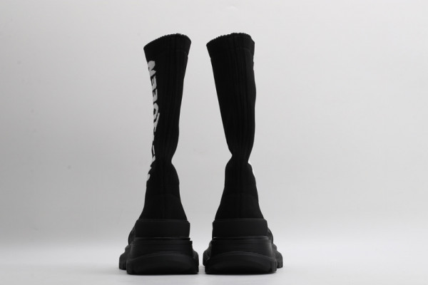(image for) ALEXANDER MCQUEEN Graffiti Knit Tread Slick Boot