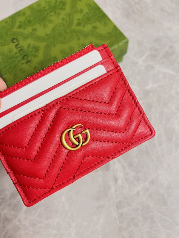 (image for) Gucci GG Marmont keychain wallet