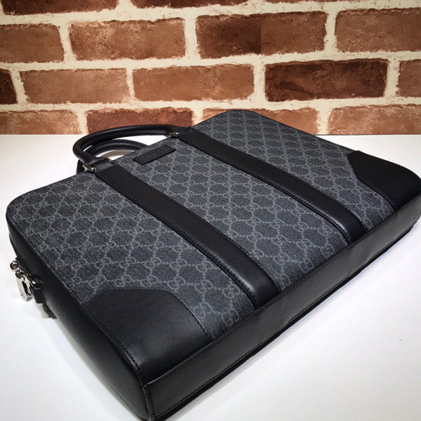 (image for) GUCCI GG Black briefcase
