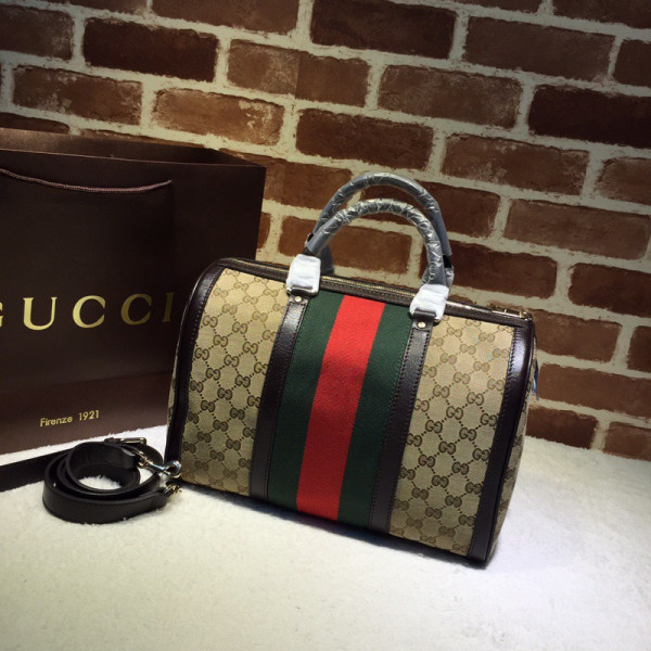 (image for) GUCCI Vintage Web Original GG boston bag