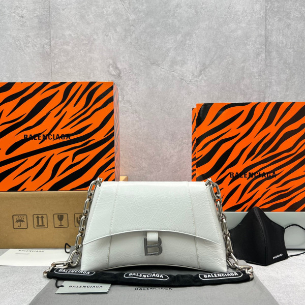 (image for) BALENCIAGA DOWNTOWN SMALL SHOULDER BAG WITH CHAIN
