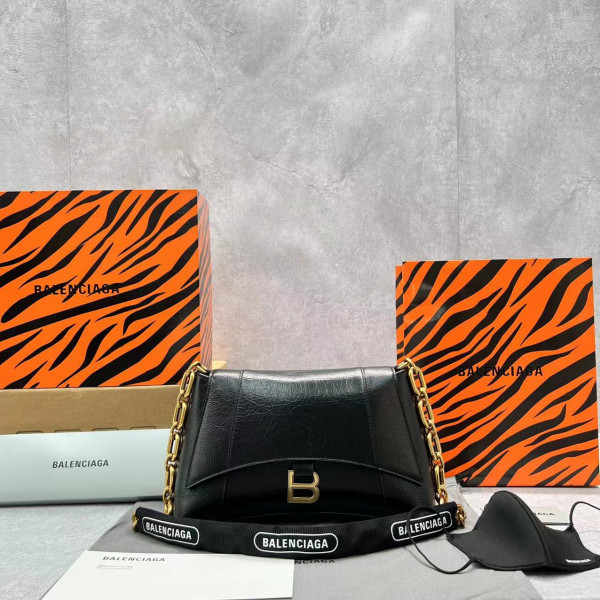 (image for) BALENCIAGA DOWNTOWN SMALL SHOULDER BAG WITH CHAIN