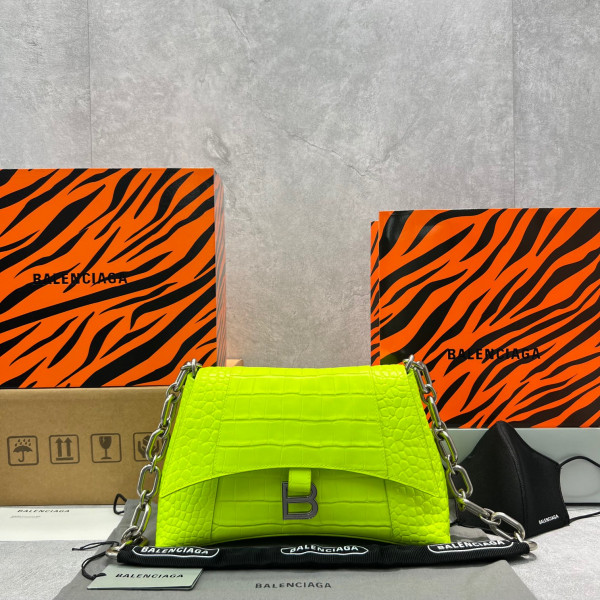 (image for) BALENCIAGA DOWNTOWN SMALL SHOULDER BAG WITH CHAIN