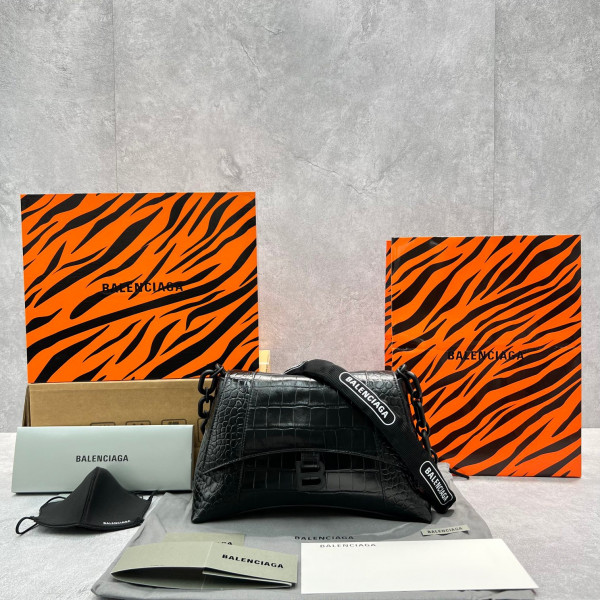 (image for) BALENCIAGA DOWNTOWN SMALL SHOULDER BAG WITH CHAIN
