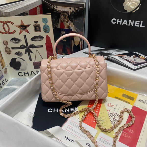 CL MINI FLAP BAG WITH TOP HANDLE [AS2431-3] CELINE CHANEL ACCESSORIES LOEWE SHOES LOUIS VUITTON DIRO YSL OTHER BRAND HANDBAGS BALENCIAGA BOTTEGA VENETA GOYARD HERMES BURBERRY VALENTINO GUCCI FENDI MIUMIU CHLOE PRADA BVLGARI SUITCASE NEW ARRIVAL 