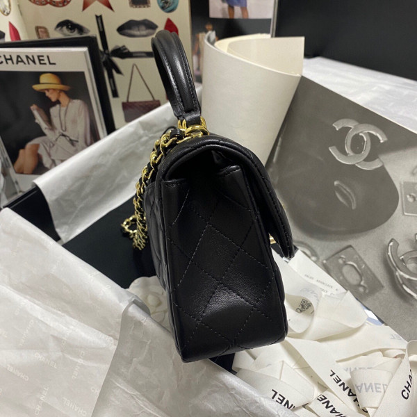 CL MINI FLAP BAG WITH TOP HANDLE [AS2431-9] CELINE CHANEL ACCESSORIES LOEWE SHOES LOUIS VUITTON DIRO YSL OTHER BRAND HANDBAGS BALENCIAGA BOTTEGA VENETA GOYARD HERMES BURBERRY VALENTINO GUCCI FENDI MIUMIU CHLOE PRADA BVLGARI SUITCASE NEW ARRIVAL 
