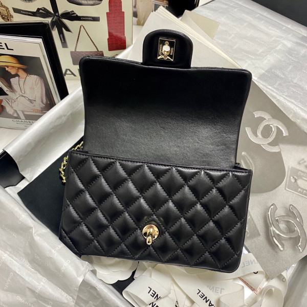 CL MINI FLAP BAG WITH TOP HANDLE [AS2431-9] CELINE CHANEL ACCESSORIES LOEWE SHOES LOUIS VUITTON DIRO YSL OTHER BRAND HANDBAGS BALENCIAGA BOTTEGA VENETA GOYARD HERMES BURBERRY VALENTINO GUCCI FENDI MIUMIU CHLOE PRADA BVLGARI SUITCASE NEW ARRIVAL 