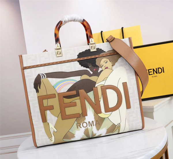 Fendi Sunshine Medium-35*17*31cm [Fendi483] CELINE CHANEL ACCESSORIES LOEWE SHOES LOUIS VUITTON DIRO YSL OTHER BRAND HANDBAGS BALENCIAGA BOTTEGA VENETA GOYARD HERMES BURBERRY VALENTINO GUCCI FENDI MIUMIU CHLOE PRADA BVLGARI SUITCASE NEW ARRIVAL 