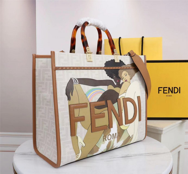 Fendi Sunshine Medium-35*17*31cm [Fendi483] CELINE CHANEL ACCESSORIES LOEWE SHOES LOUIS VUITTON DIRO YSL OTHER BRAND HANDBAGS BALENCIAGA BOTTEGA VENETA GOYARD HERMES BURBERRY VALENTINO GUCCI FENDI MIUMIU CHLOE PRADA BVLGARI SUITCASE NEW ARRIVAL 