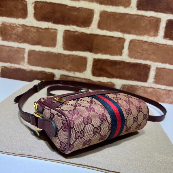 (image for) GUCCI Ophidia Suede Mini Bag