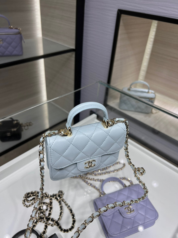 (image for) CL FLAP COIN PURSE WITH CHAIN