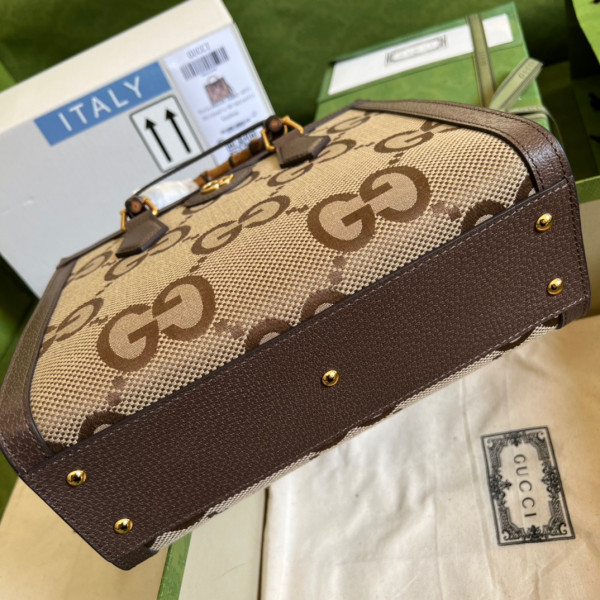 Gucci Diana small tote bag with jumbo GG [660195-8] CELINE CHANEL ACCESSORIES LOEWE SHOES LOUIS VUITTON DIRO YSL OTHER BRAND HANDBAGS BALENCIAGA BOTTEGA VENETA GOYARD HERMES BURBERRY VALENTINO GUCCI FENDI MIUMIU CHLOE PRADA BVLGARI SUITCASE NEW ARRIVAL 