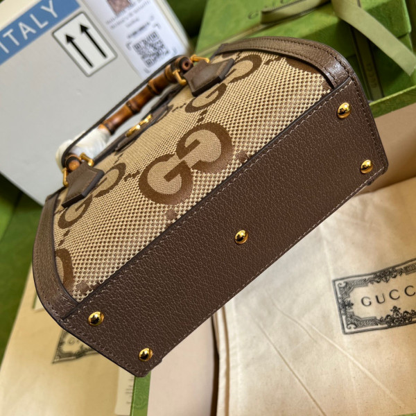Gucci Diana mini tote bag with jumbo GG [655661-8] CELINE CHANEL ACCESSORIES LOEWE SHOES LOUIS VUITTON DIRO YSL OTHER BRAND HANDBAGS BALENCIAGA BOTTEGA VENETA GOYARD HERMES BURBERRY VALENTINO GUCCI FENDI MIUMIU CHLOE PRADA BVLGARI SUITCASE NEW ARRIVAL 