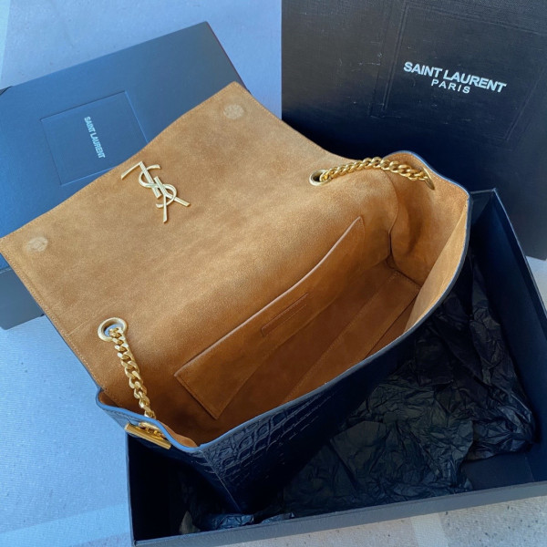 YSL KATE MEDIUM REVERSIBLE IN SUEDE AND CROCODILE-EMBOSSED LEATHER [YSL428] CELINE CHANEL ACCESSORIES LOEWE SHOES LOUIS VUITTON DIRO YSL OTHER BRAND HANDBAGS BALENCIAGA BOTTEGA VENETA GOYARD HERMES BURBERRY VALENTINO GUCCI FENDI MIUMIU CHLOE PRADA BVLGARI SUITCASE NEW ARRIVAL 