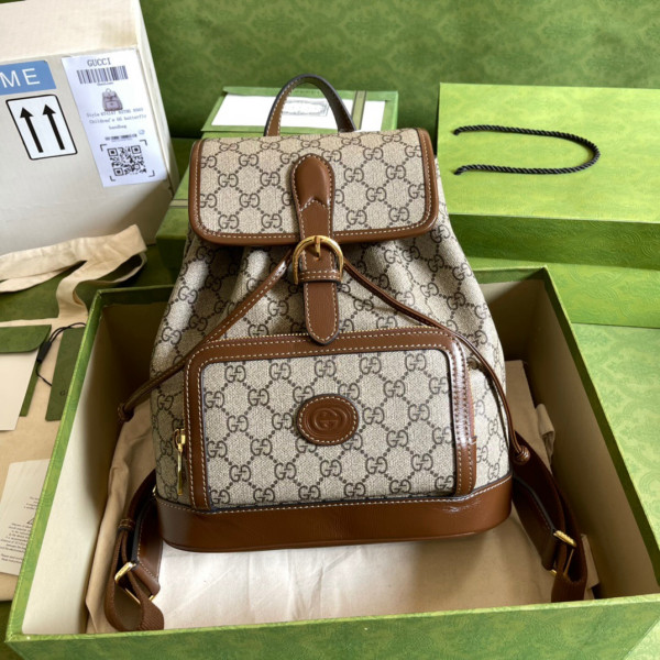 Gucci Backpack with Interlocking G (image for) Gucci Backpack with Interlocking G