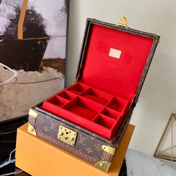 LOUIS VUITTON JEWELRY BOX [M13513] CELINE CHANEL ACCESSORIES LOEWE SHOES LOUIS VUITTON DIRO YSL OTHER BRAND HANDBAGS BALENCIAGA BOTTEGA VENETA GOYARD HERMES BURBERRY VALENTINO GUCCI FENDI MIUMIU CHLOE PRADA BVLGARI SUITCASE NEW ARRIVAL 