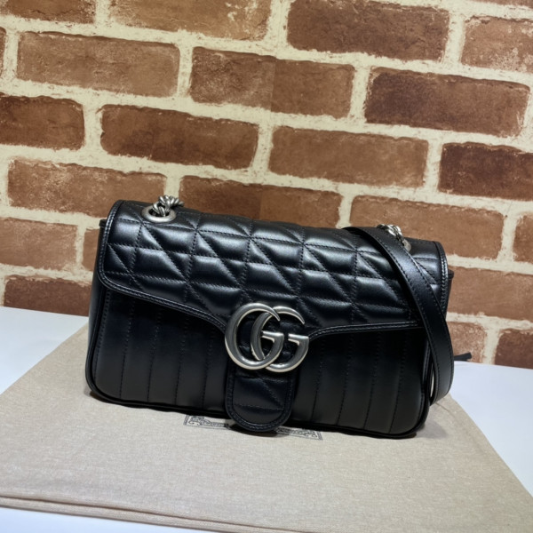 Gucci GG Marmont 26CM [443497-31] CELINE CHANEL ACCESSORIES LOEWE SHOES LOUIS VUITTON DIRO YSL OTHER BRAND HANDBAGS BALENCIAGA BOTTEGA VENETA GOYARD HERMES BURBERRY VALENTINO GUCCI FENDI MIUMIU CHLOE PRADA BVLGARI SUITCASE NEW ARRIVAL 