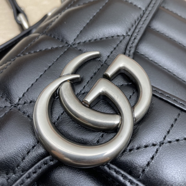 GUCCI GG Marmont 22CM [446744-12] CELINE CHANEL ACCESSORIES LOEWE SHOES LOUIS VUITTON DIRO YSL OTHER BRAND HANDBAGS BALENCIAGA BOTTEGA VENETA GOYARD HERMES BURBERRY VALENTINO GUCCI FENDI MIUMIU CHLOE PRADA BVLGARI SUITCASE NEW ARRIVAL 