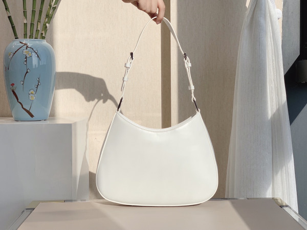 (image for) PRADA Cleo brushed leather shoulder bag
