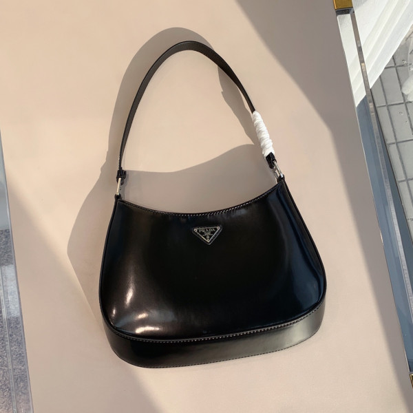 (image for) PRADA Cleo brushed leather shoulder bag