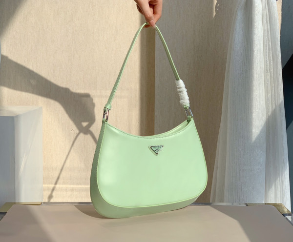 (image for) PRADA Cleo brushed leather shoulder bag