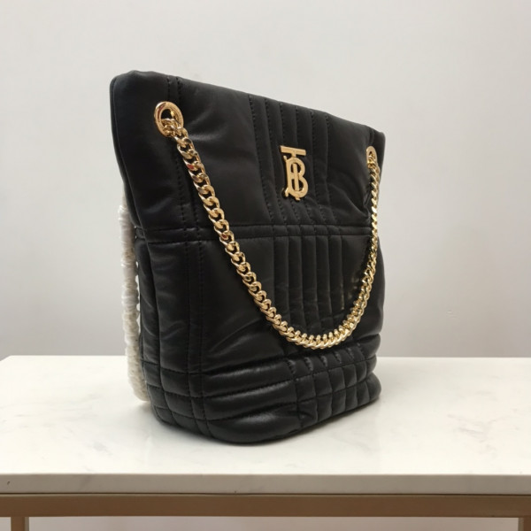 (image for) BURBERRY Small Quilted Lambskin Lola Bucket Bag