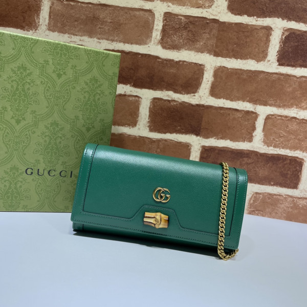 Gucci Diana chain wallet with bamboo (image for) Gucci Diana chain wallet with bamboo