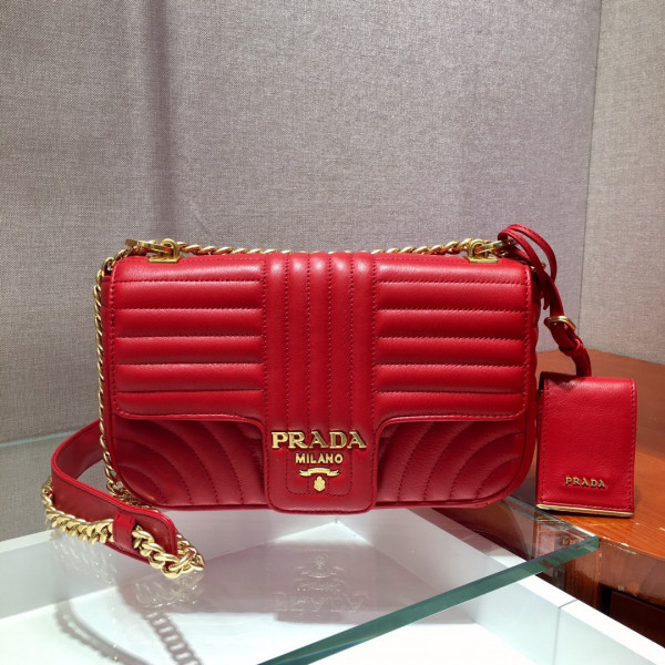 (image for) PRADA Medium Leather Prada Diagramme Bag