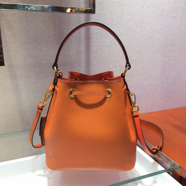 (image for) PRADA Saffiano Leather Bucket Bag