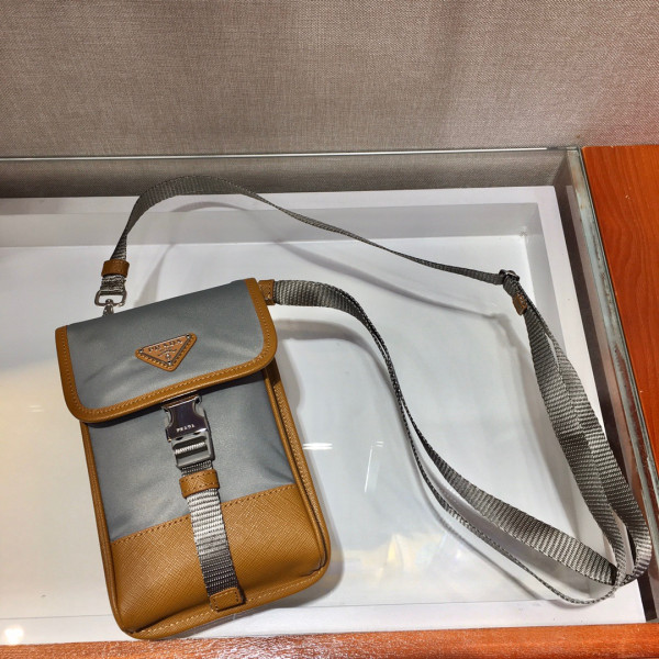 (image for) PRADA Nylon and Saffiano Leather Smartphone Case