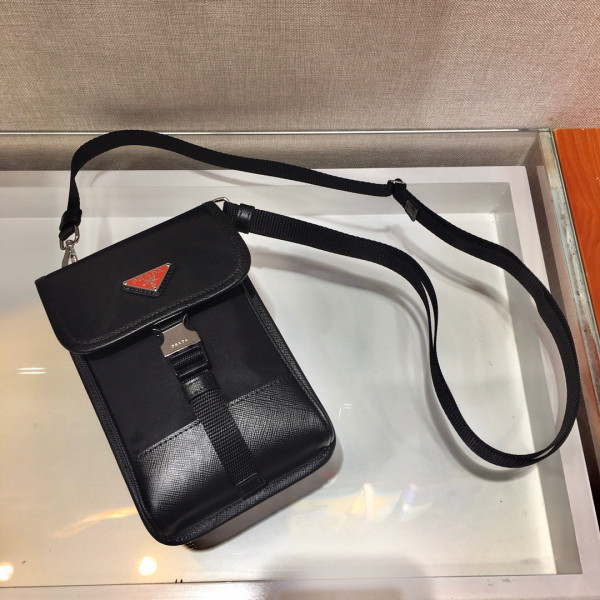 (image for) PRADA Nylon and Saffiano Leather Smartphone Case